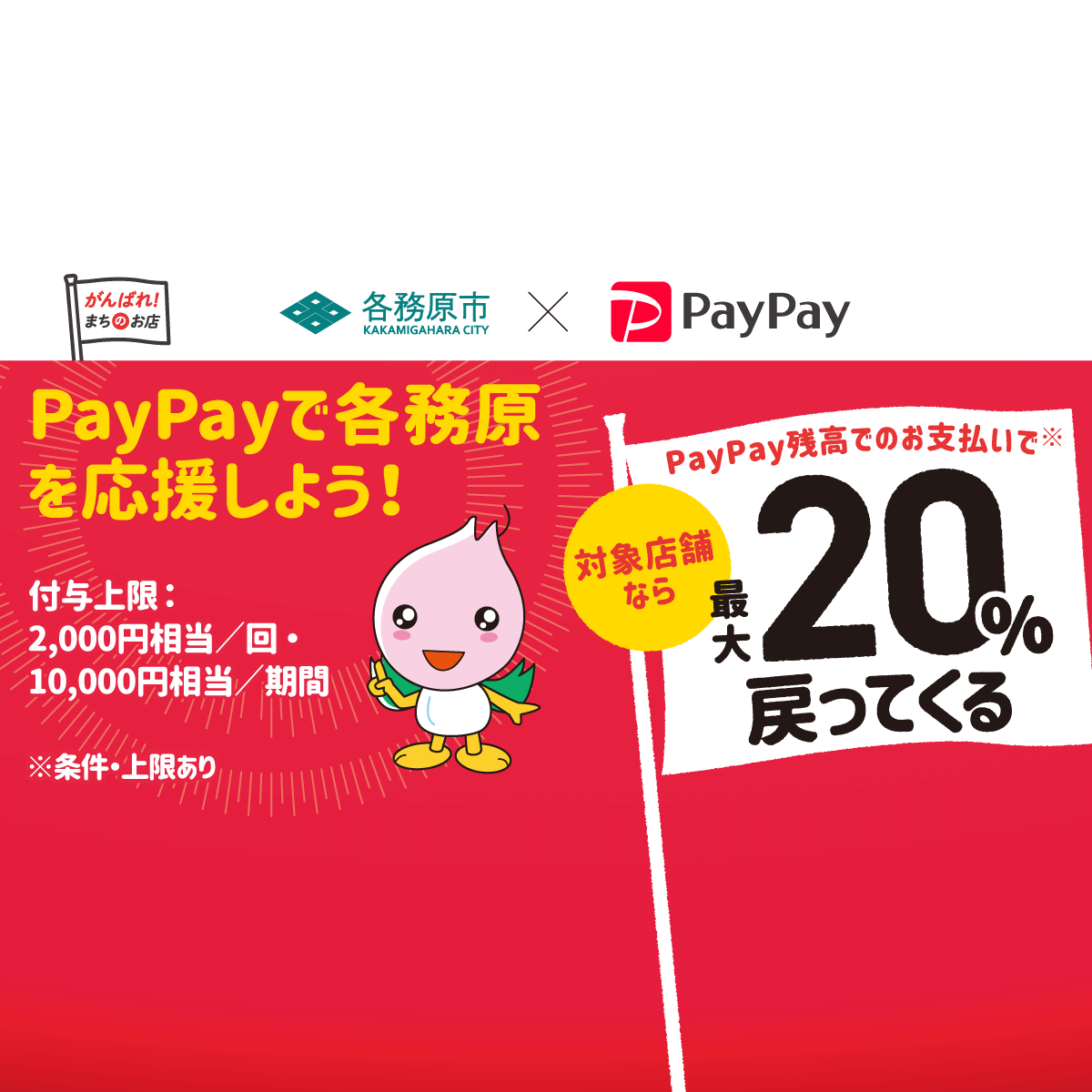 各務原市しか勝たん いただきま す キャンペーン キャッシュレス決済のpaypay