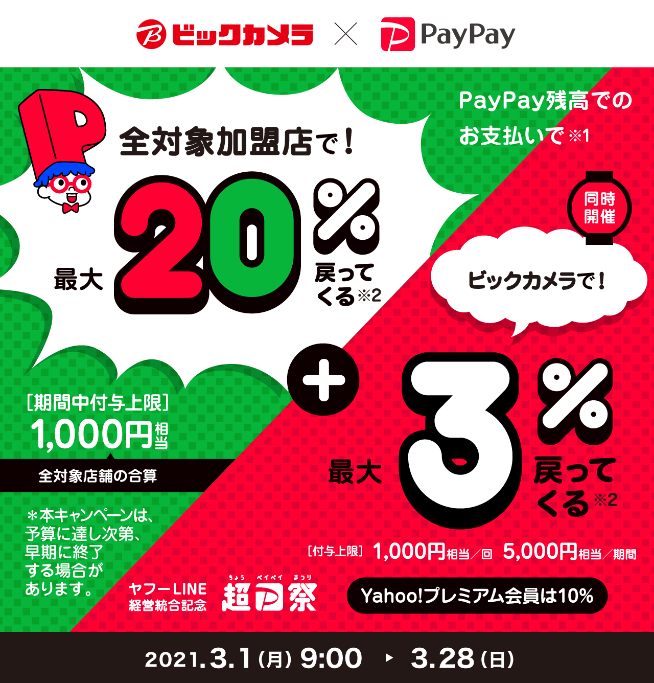 超paypay祭 ビックカメラで超おトクキャンペーン キャッシュレス決済のpaypay 超paypay祭 ビックカメラで超おトクキャンペーン キャッシュレス決済のpaypay